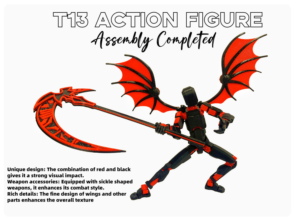 SENROELECTRONAGE Titan 13 jointed movable figure shows wide range of motion.
