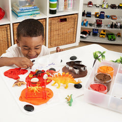 Sensationally OT stackable case keeps all dinos and tools organized