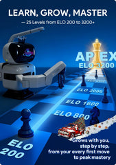 Sense Robot board glowing under lights for an elegant display during play sessions.