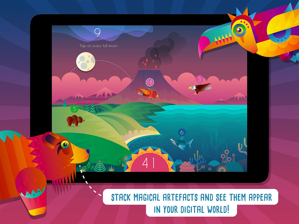 Beasts of Balance digital-world integration enhances tabletop imagination.