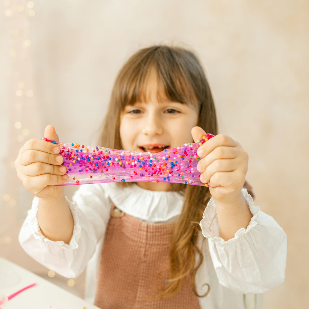 Sensory Elements Princess Slime Kit easy to open and play.