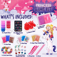Sensory Elements Princess Slime Kit premade slime for quick, mess-free fun.