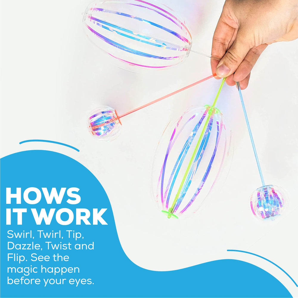 SENSORY4U Party-Favor Bundle creates group bubbles and twirls at celebrations