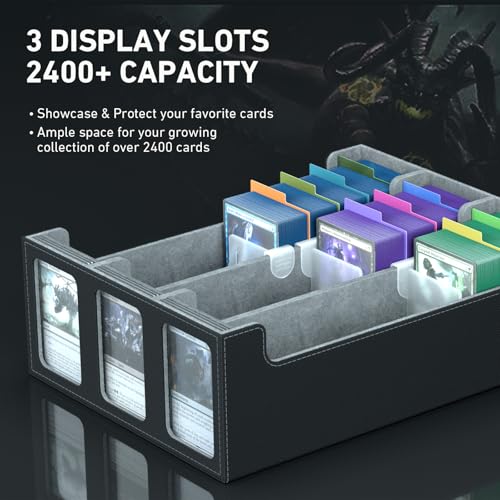 SENVINI card box with strap enables portable trading card transport