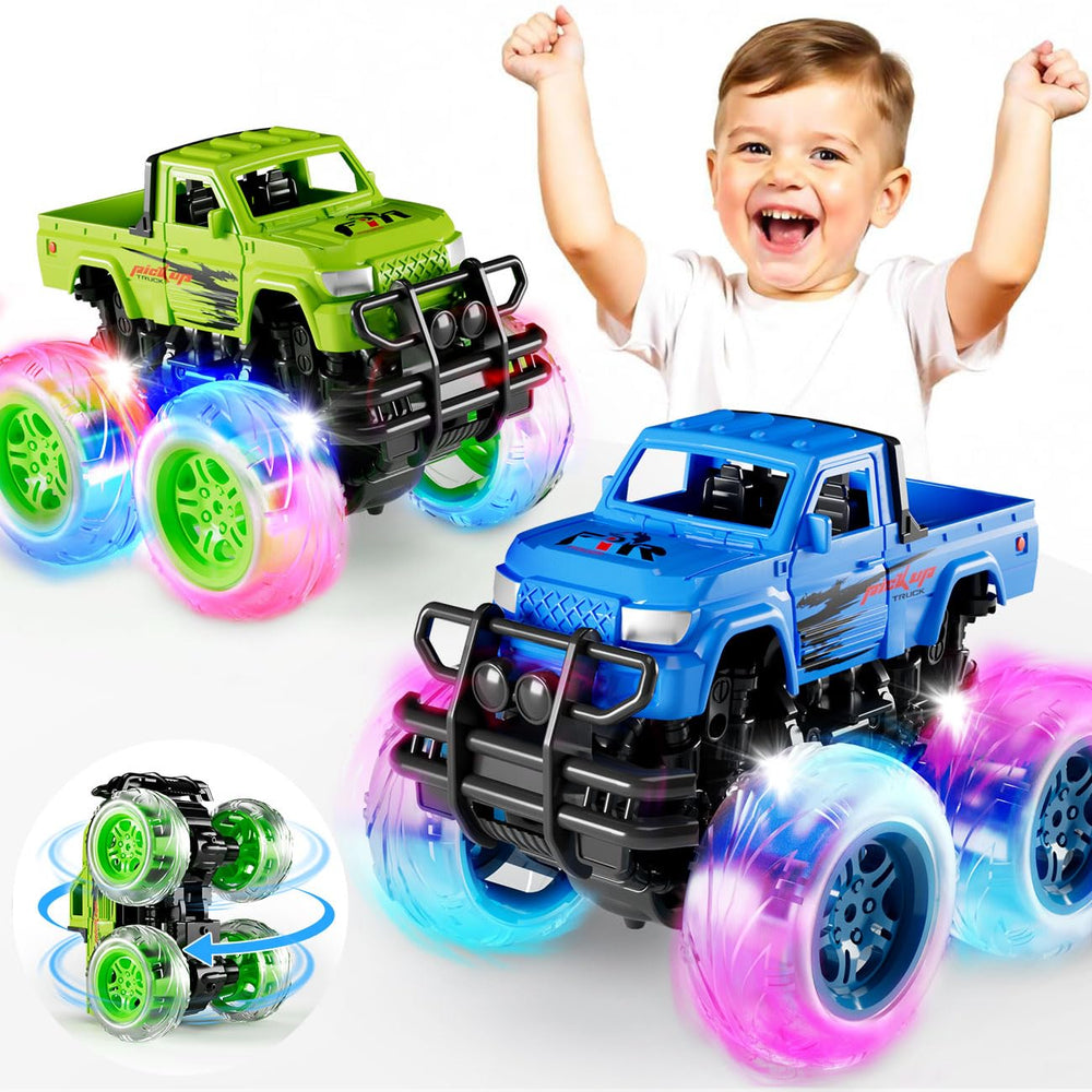 SEPHIX Monster Trucks blue and green pack boosts imaginative play and outdoor fun