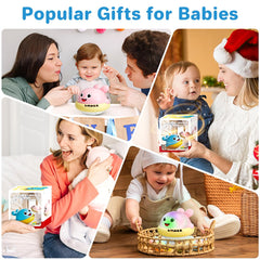 SEPHIX pink whale bath toy ideal for 1-3 year olds.