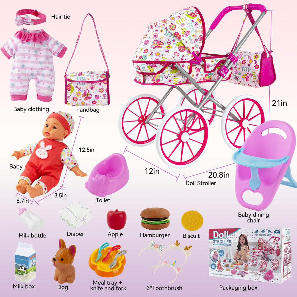 Seppacio dining chair for doll supports realistic feeding pretend play.