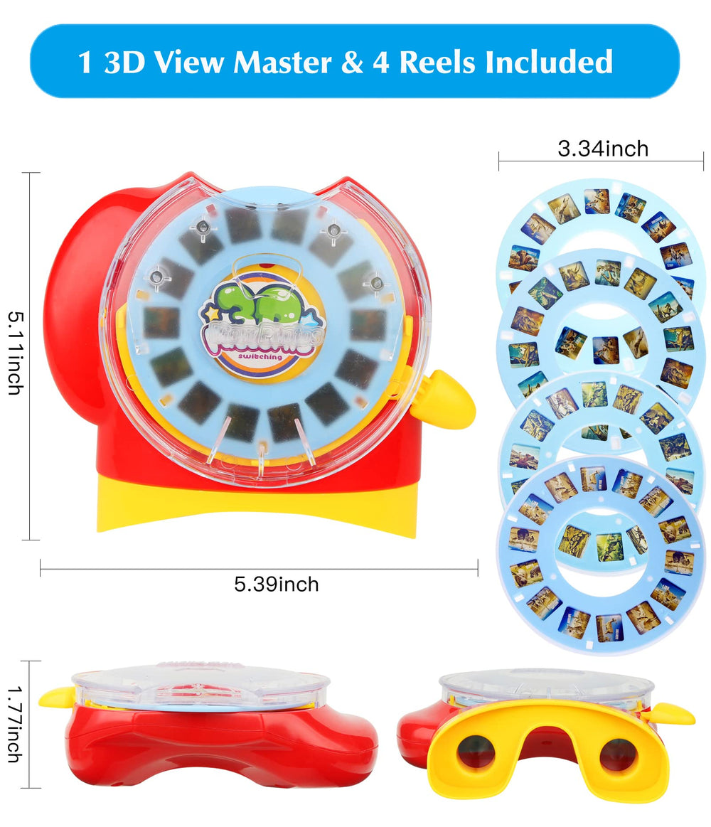 SeptCity 3D View Toy animal reels offering engaging nature scenes for kids