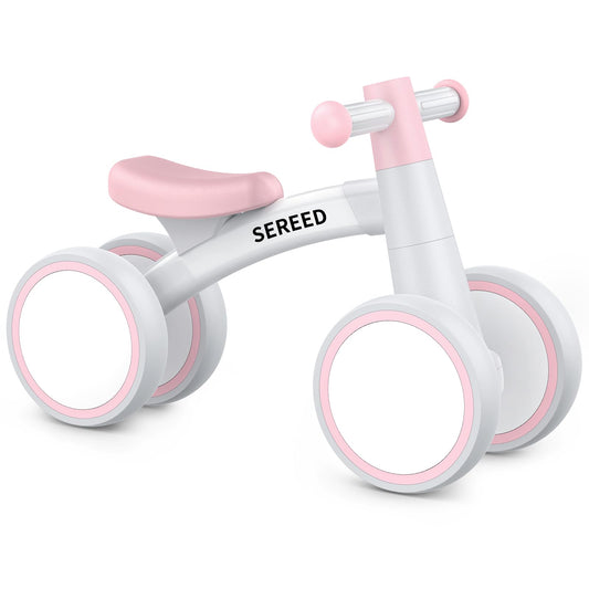 SEREED baby balance bike for 12-24 months, lightweight and easy to maneuver.
