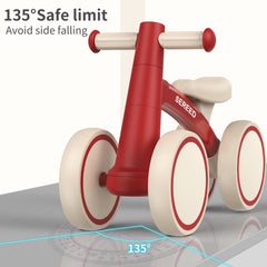 SEREED gravity steering promotes stable turns and confidence in toddlers.