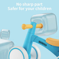 SEREED balance bike blue transport easy with lightweight design