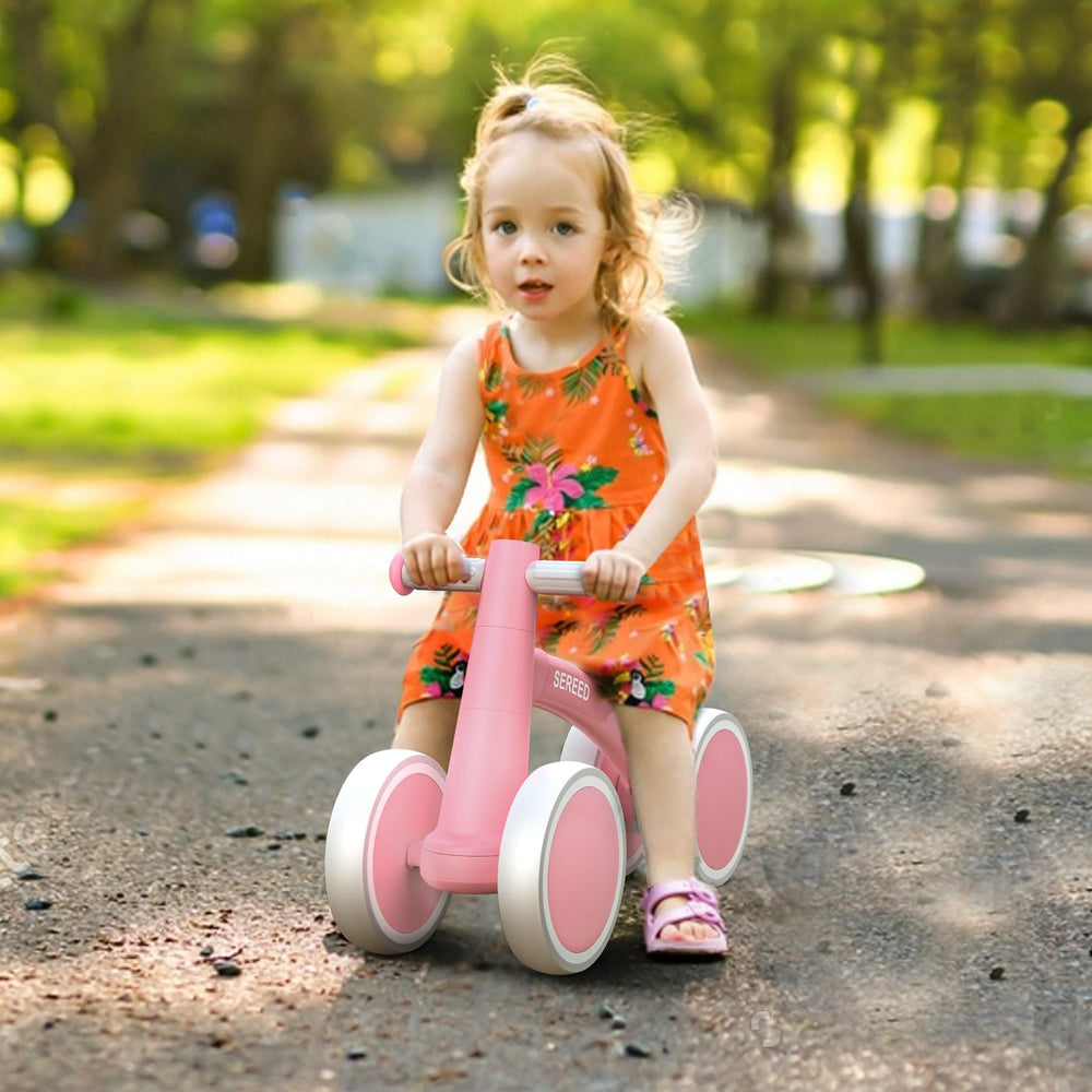 SEREED balance bike indoors scene ready for beginner practice