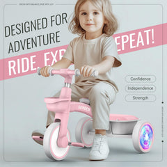 SEREED colorful lighting pink side view shows growth-ready seat