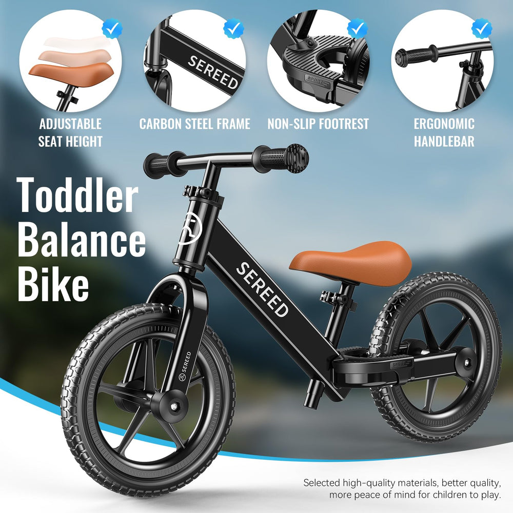 SEREED balance bike footrest provides stable support during early rides.