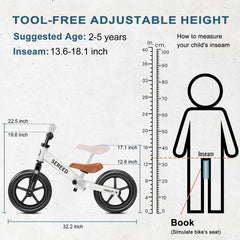 SEREED handlebars height adjustment enables a comfortable riding position