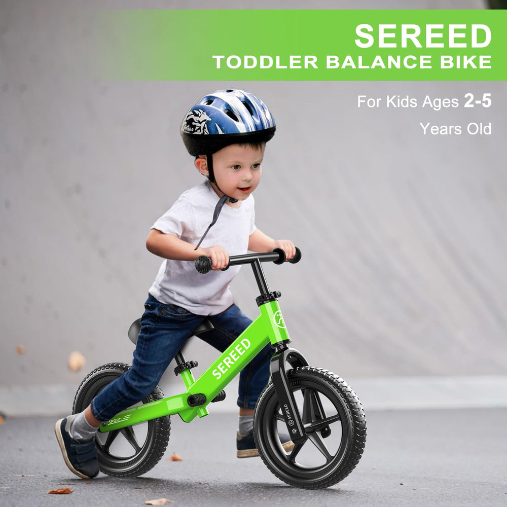 SEREED no-pedal design helps kids learn balance and steering naturally.