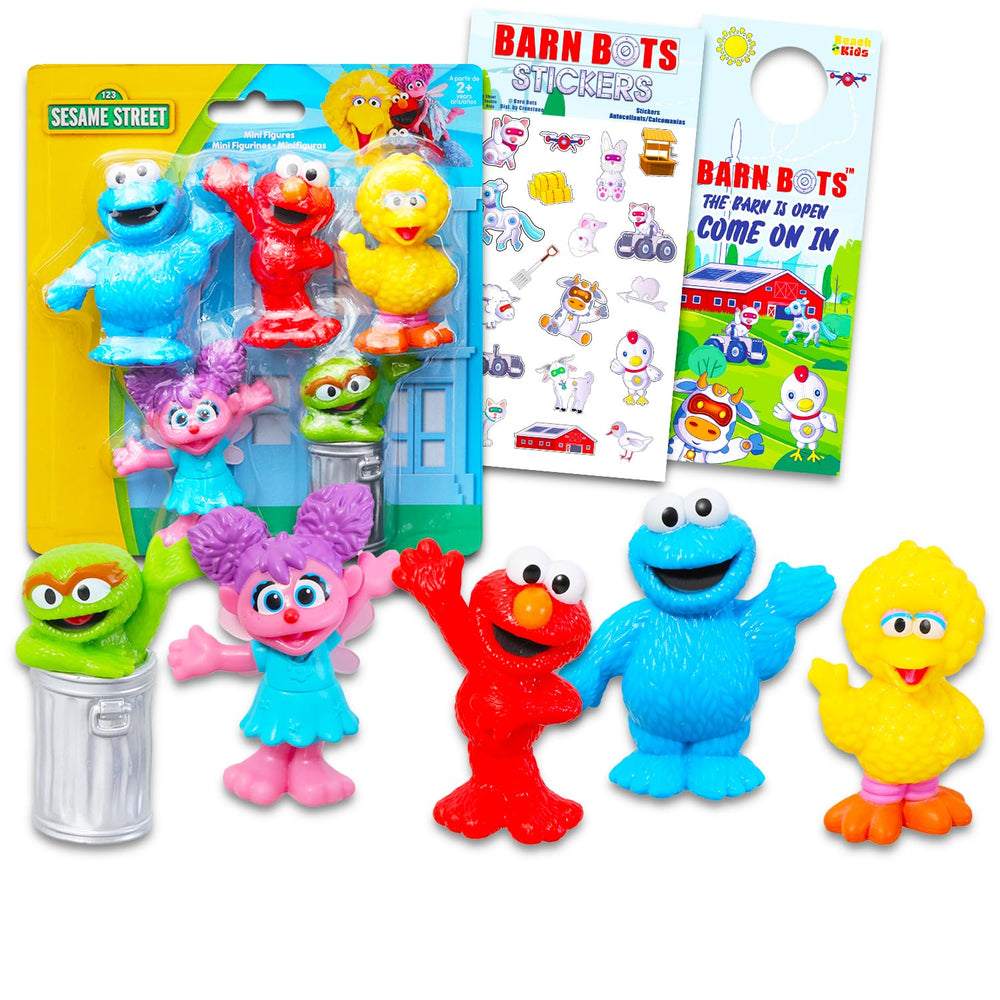 Sesame Street Elmo mini figure cupcake topper for kids' parties