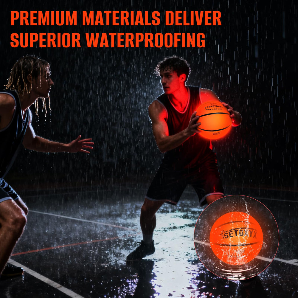 SETOXYX glow ball in night play scene inspires outdoor fun