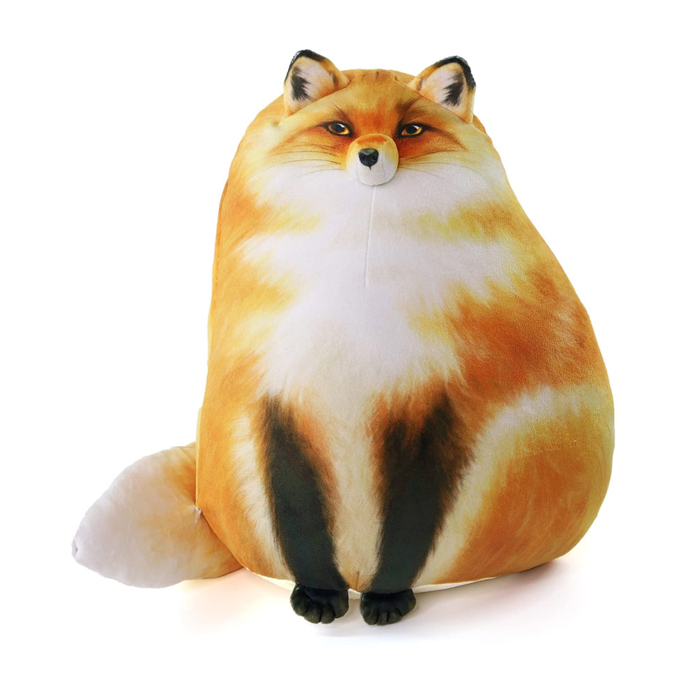 Sew Butiful fox plush pillow cozy cuddle companion for naps and beds.