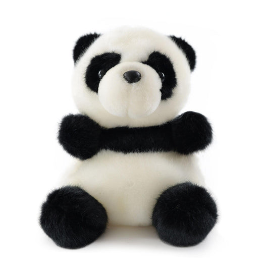 Sew Butiful panda plush close-up of soft fabric for baby comfort