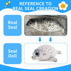 Sew Butiful seal plush in soft fabric showcasing cozy material for bedtime comfort