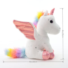 Sew Butiful unicorn plush mane adds color for imaginative adventures.