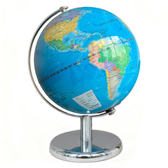 Sexacohu 8'' illuminated globe lights up for nighttime learning.