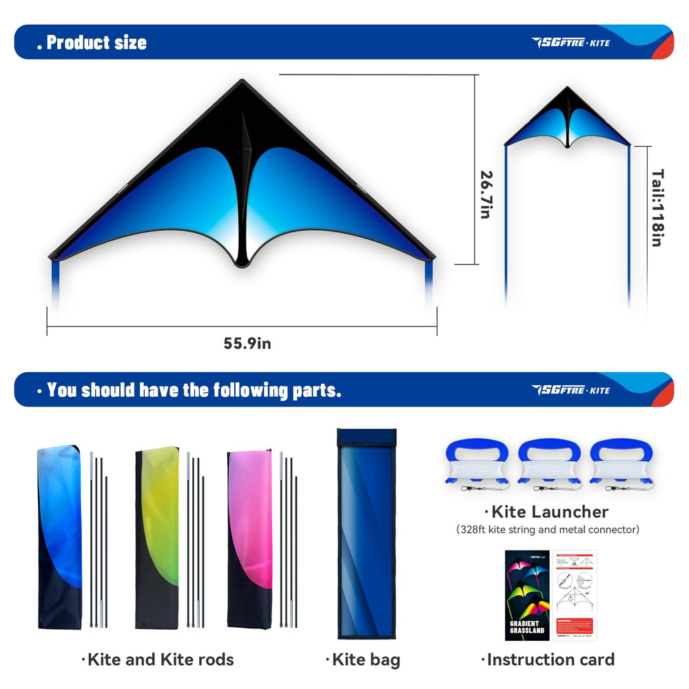 SGftre Delta Kite kids-adults-fun scene demonstrates versatile outdoor entertainment.