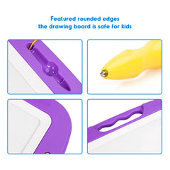 SGILE eraser slides smoothly for quick doodle cleanup
