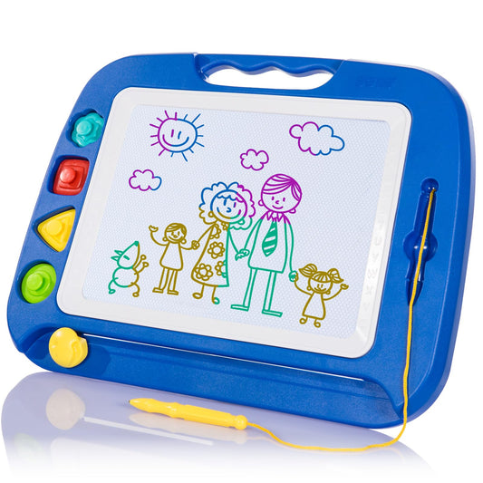 SGILE large drawing board with 16x13-inch drawing area for expansive doodling.
