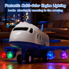 SGIP Airplane Toy gravity slides extend play options on the track.