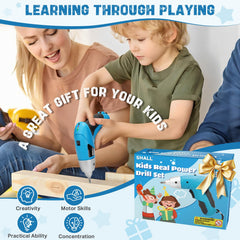 SHALL drill comes with two extra drill bits for learning by doing