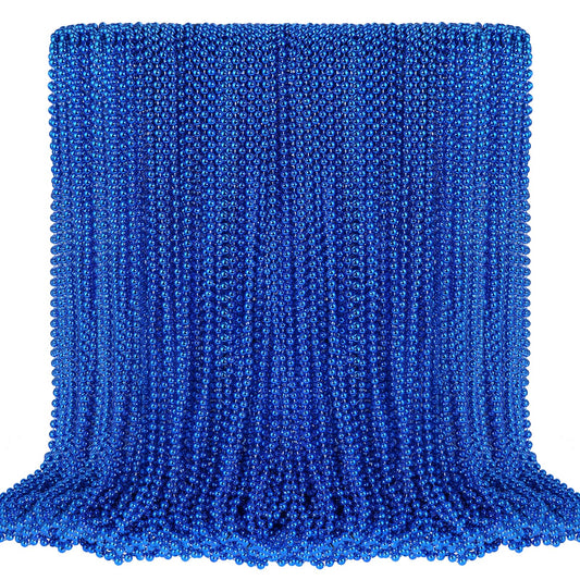 SHAOQINLIN blue bead necklaces set, 100 pieces, ideal for party favors and festive décor