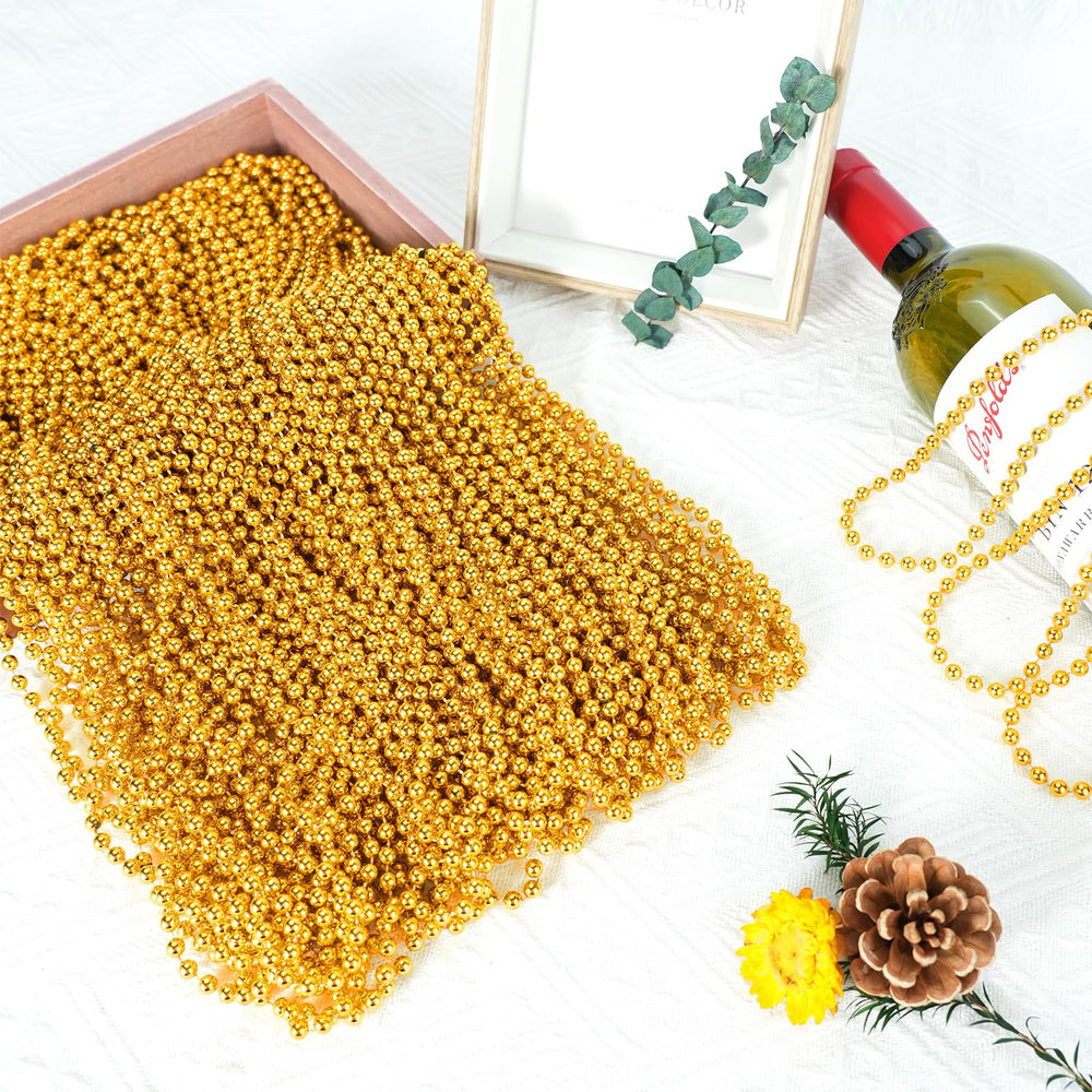 SHAOQINLIN festival gold beads ideal for throws and decor