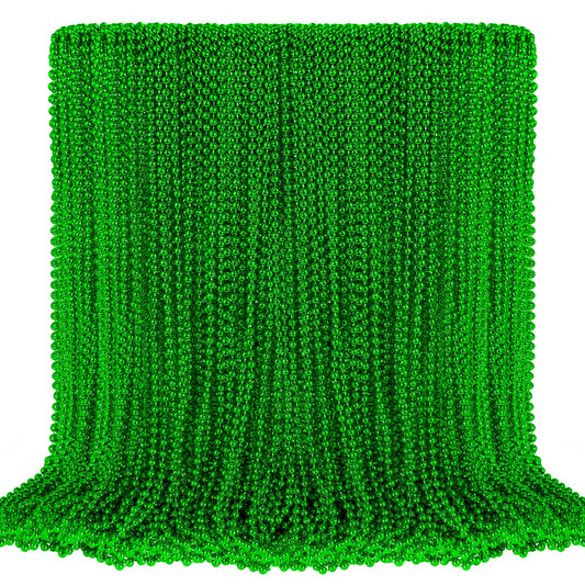 SHAOQINLIN green beads necklace set for festive décor and party favors.