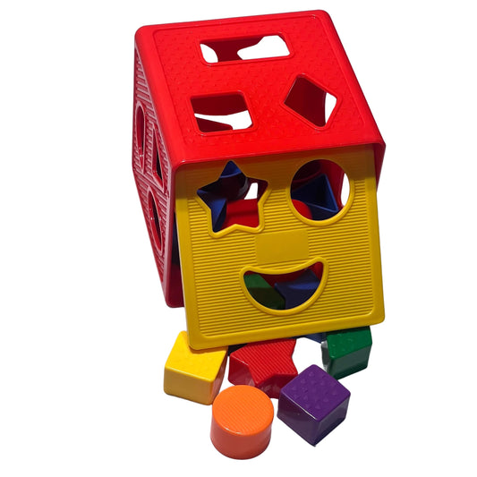 Shape Sorter Toddler 19-pcs blocks for color and shape learning.