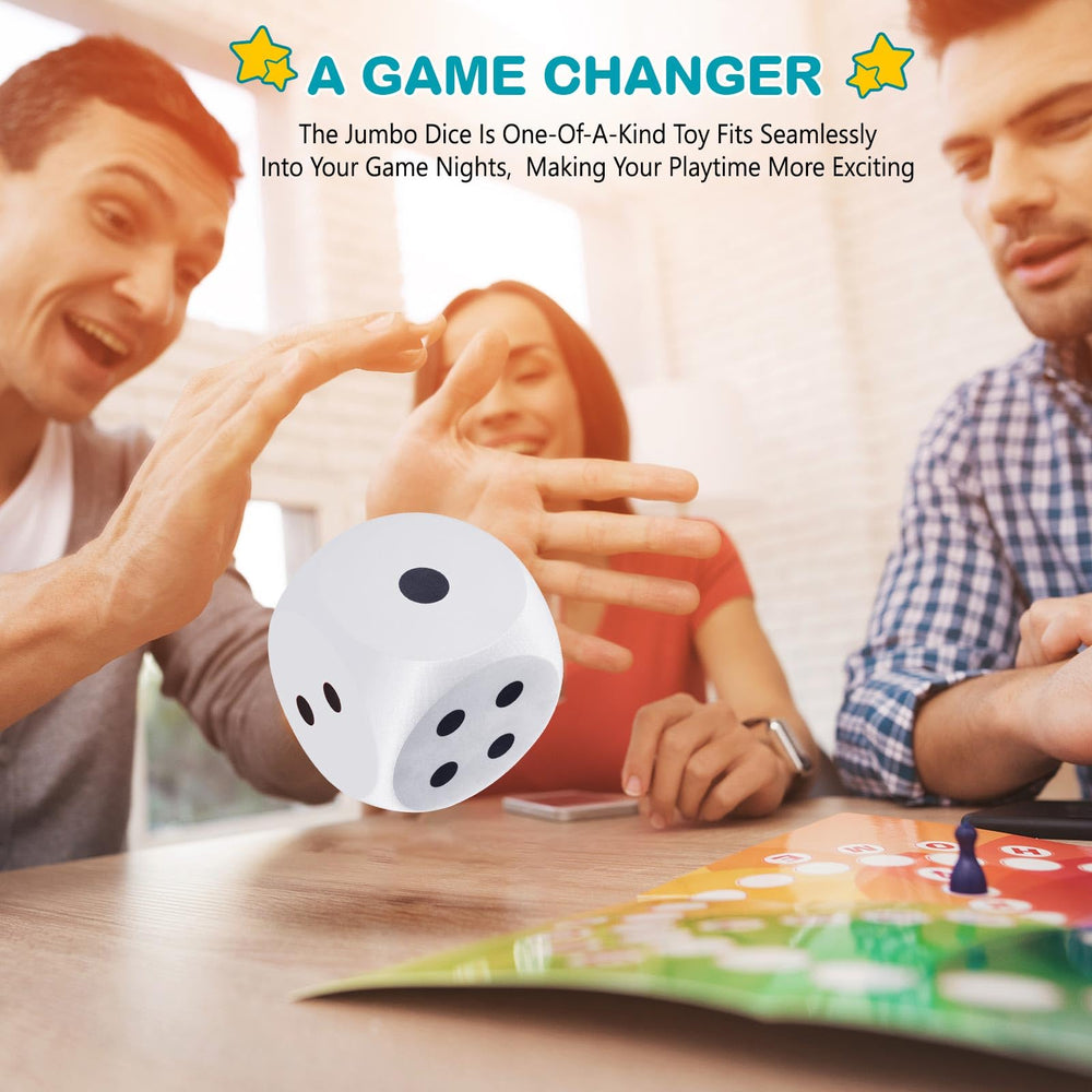 Shappy foam dice packaging and trio set ready for classroom or home use