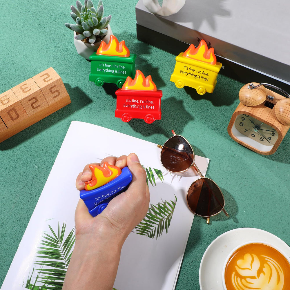 Shappy dumpster stress relief ball ergonomic grip ideal for desk breaks