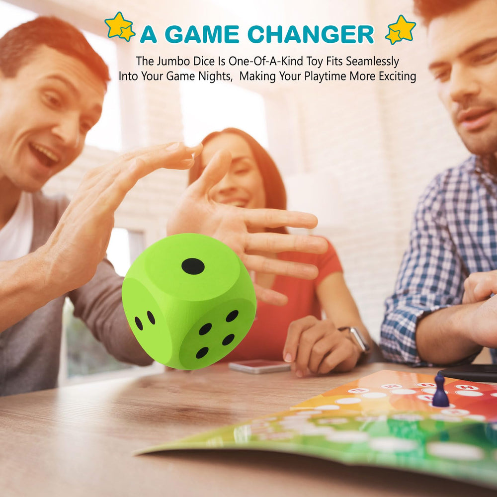 Shappy foam dice ideal for classroom activities and at-home math practice.