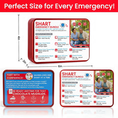 Shart Emergency Bundle tissues pack handy for playful moments and quick cleanups.