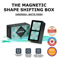 Shashibo 36 rare earth magnets enabling seamless shape transformation and play.