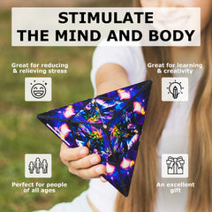 Shashibo compact travel toy for quiet, on-the-go play.