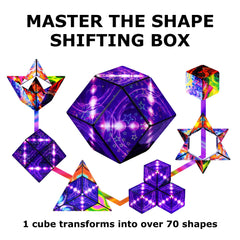 Shashibo Cosmos calming sensory toy promotes focus during quiet time