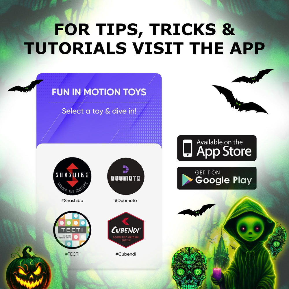 Shashibo Ghastly Jack in-hand use supports focused attention during breaks.