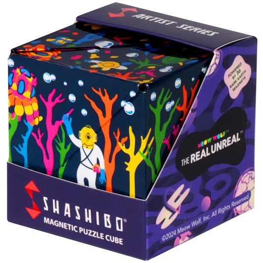 Shashibo Glowquarium cube-collection offers versatile shape shifts for focused play and calm exploration.