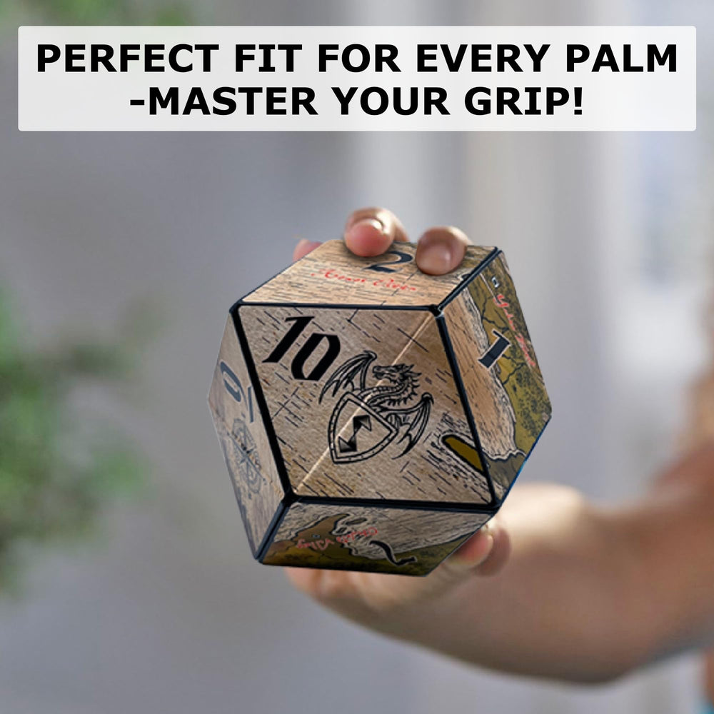 Shashibo hand interaction provides satisfying tactile feedback for focus.