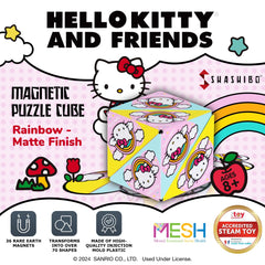 Shashibo Hello Kitty magnetic cubes design sparks imaginative play with moving shapes.