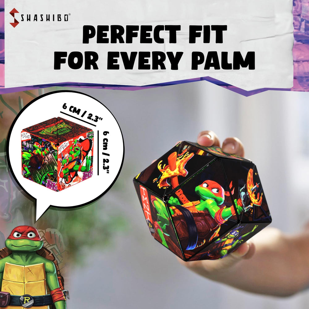 Shashibo magnets connect to build larger magnetic sculptures.