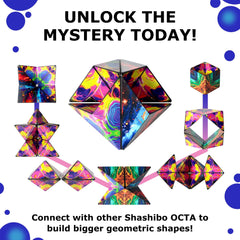 Shashibo Octa compact design ideal for travel and quiet play.