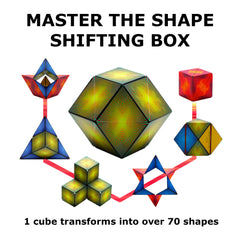 Shashibo puzzle cube playtime, a versatile tactile toy for focus and fun.